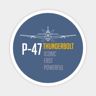 P-47 Thunderbolt: Iconic-Fast-Powerful Magnet